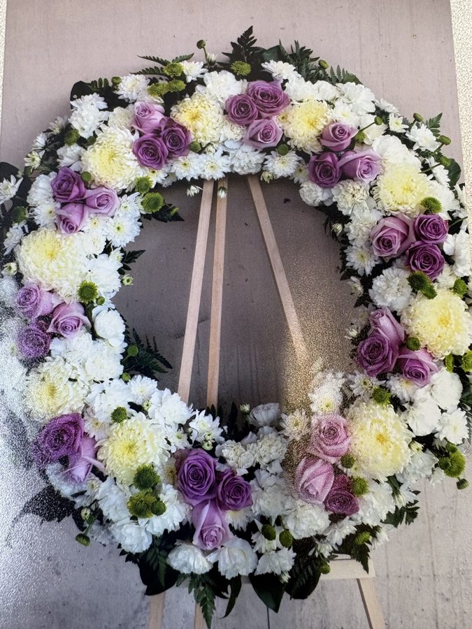 丧礼花艺作品
